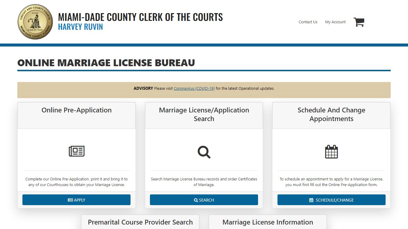 Miami-Dade County Marriage License Bureau